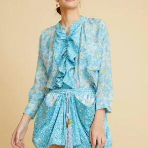 CHEMISE FRILL FLOWER FIELD