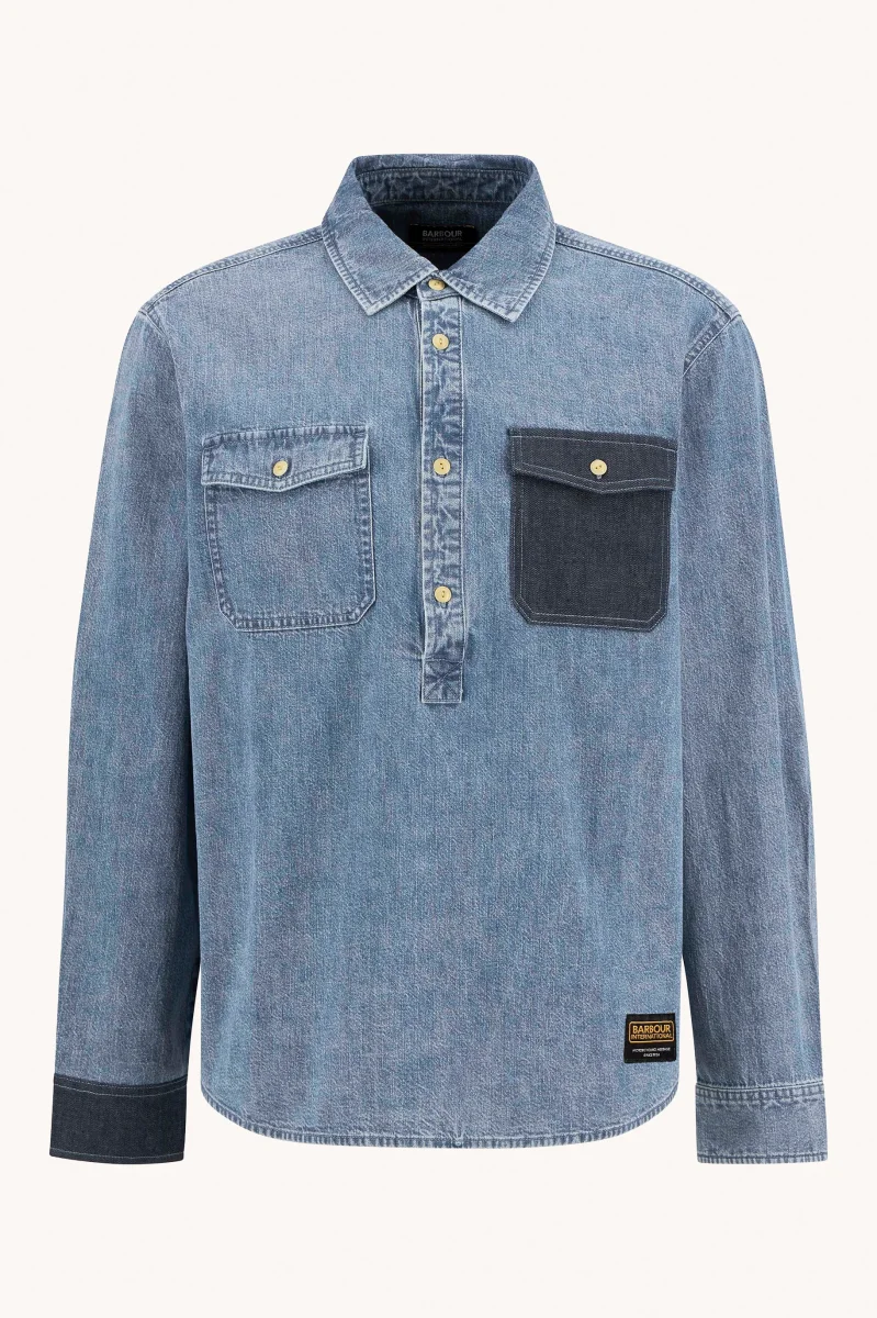 BARBOUR - CHEMISE CHOPPER EN DENIM – Image 3