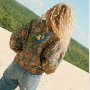 L'ÎLE BLEUE -  BLOUSON JIM FOURRÉ PAON