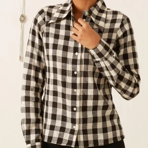 CHEMISE DOLLY NOIR À CARREAUX