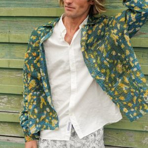 L'ÎLE BLEUE - Veste Kantha Udupi