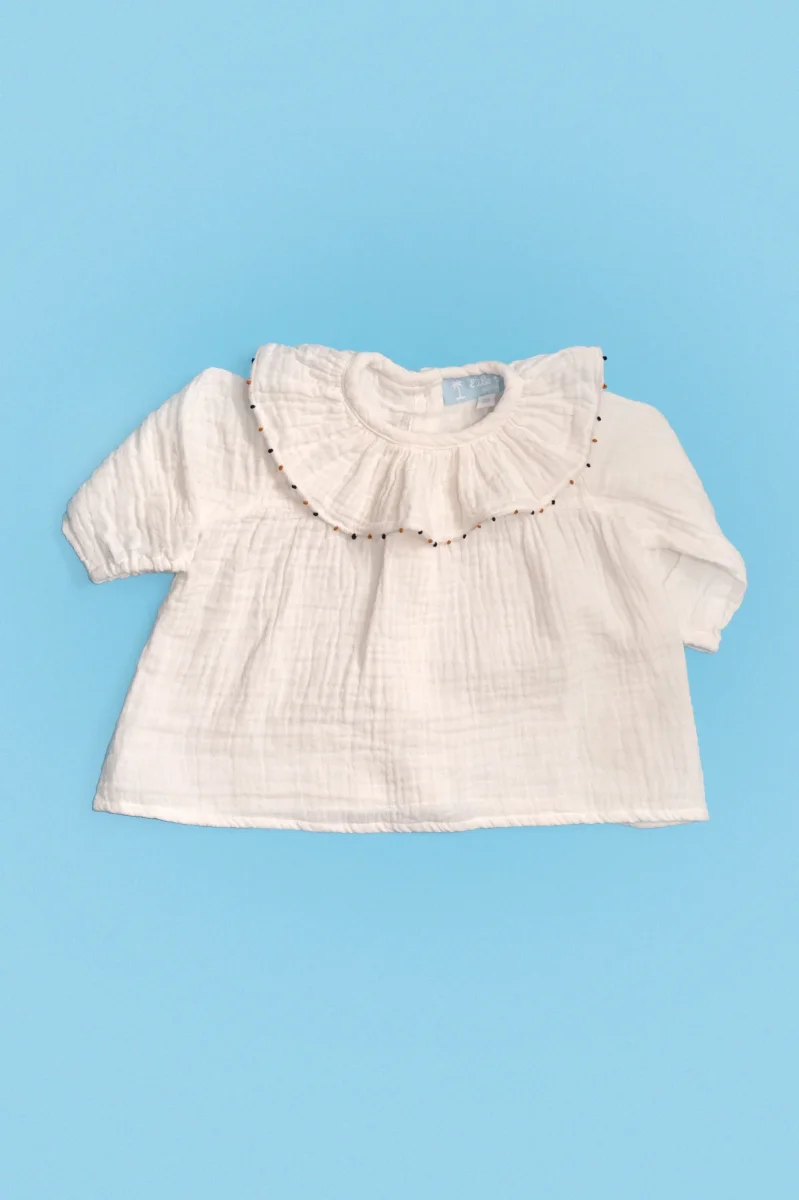 L'ÎLE BLEUE - Blouse Lou Multi Bébé – Image 2