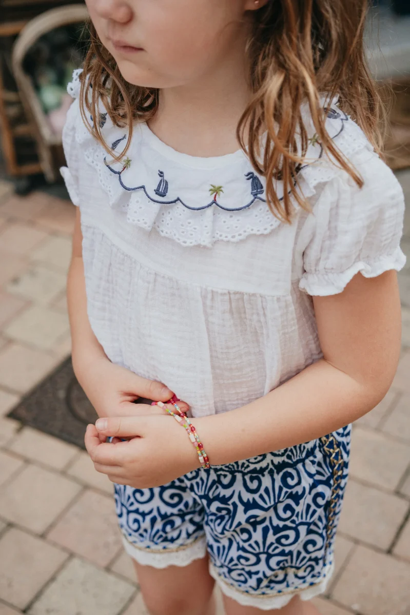 L'ÎLE BLEUE - Blouse Lou Bateaux Kid – Image 6