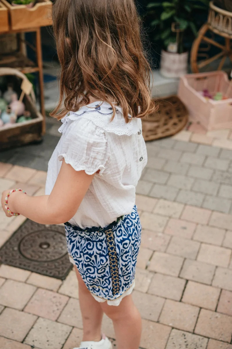 L'ÎLE BLEUE - Blouse Lou Bateaux Kid – Image 7
