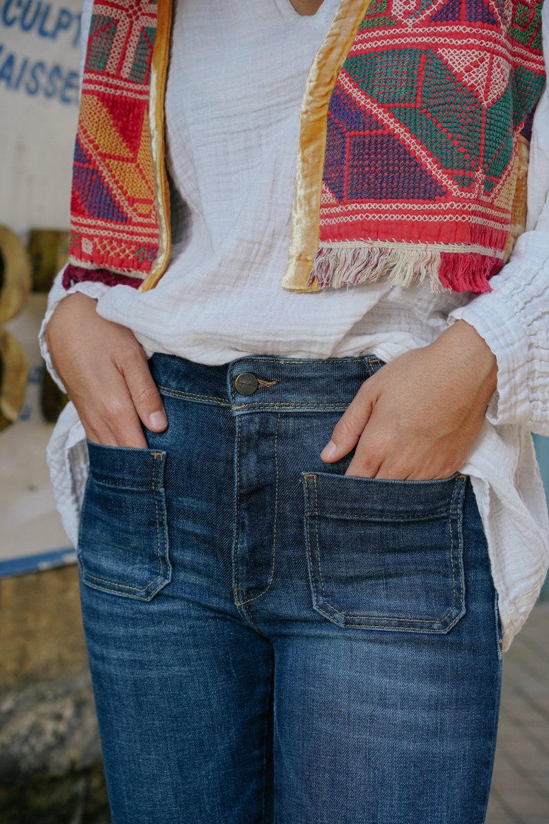 ACQUAVERDE - Jean Charlotte Dark Wash – Image 6