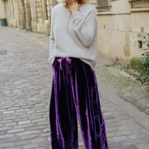 L'ÎLE BLEUE - Pantalon Guite Purple