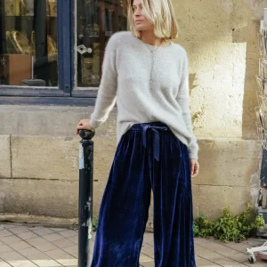 L'ÎLE BLEUE - Pantalon Guite Blue