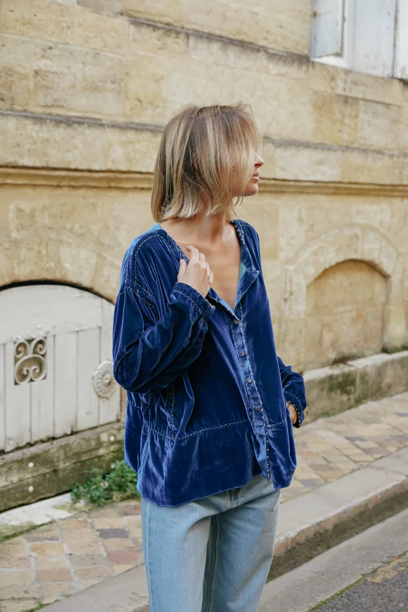 L'ÎLE BLEUE - Blouse Frieda Blue – Image 4