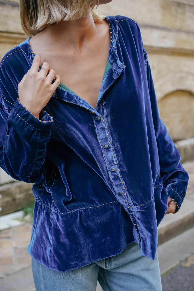 L'ÎLE BLEUE - Blouse Frieda Blue – Image 5