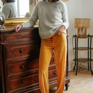 L'ÎLE BLEUE - Pantalon Sayani Yellow