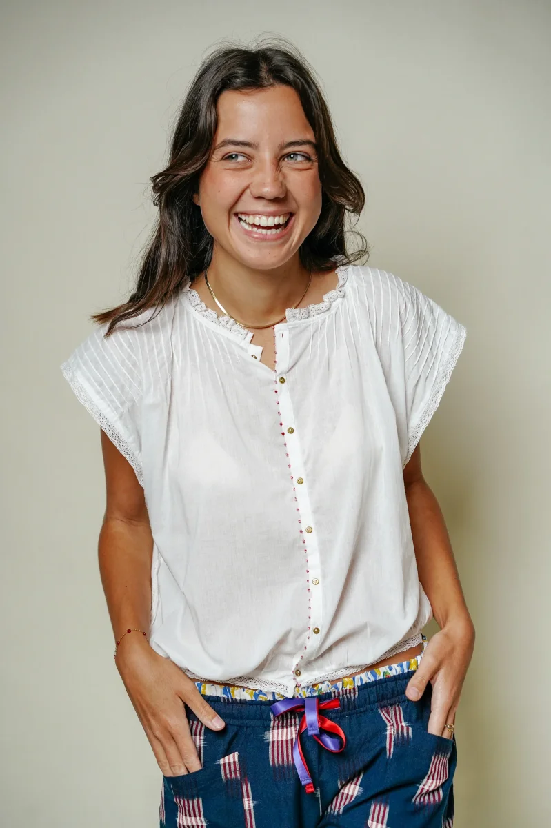 L'ÎLE BLEUE - Blouse Jeannette – Image 2