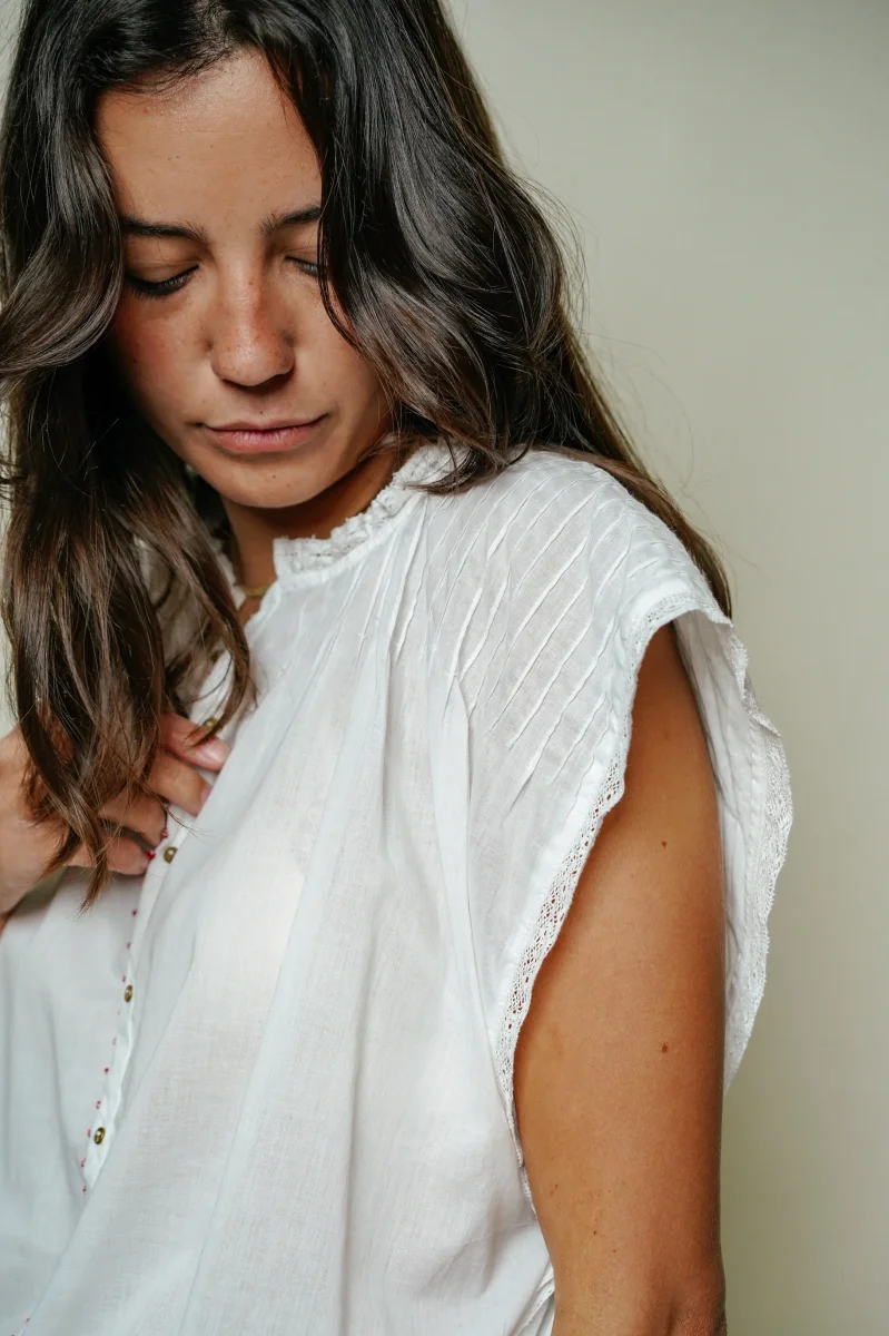 L'ÎLE BLEUE - Blouse Jeannette – Image 4