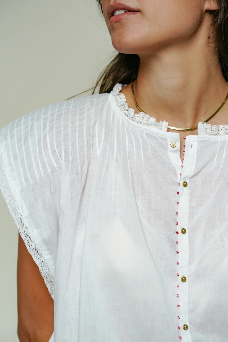 L'ÎLE BLEUE - Blouse Jeannette – Image 6