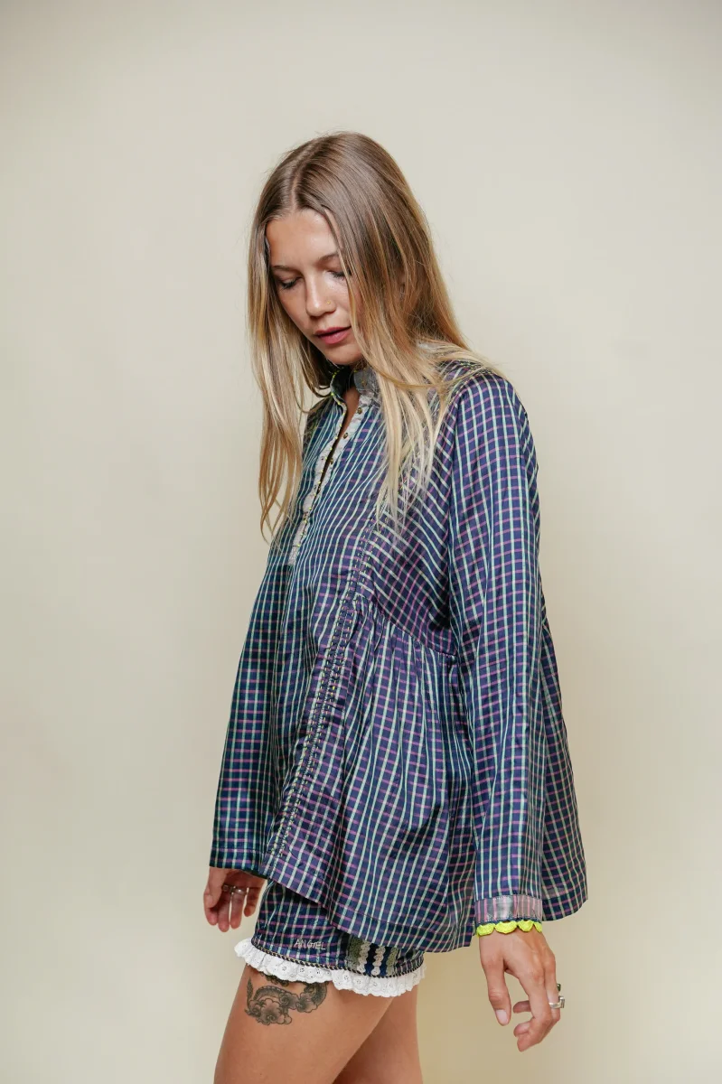 L'ÎLE BLEUE - Blouse Anoushka Navy – Image 6