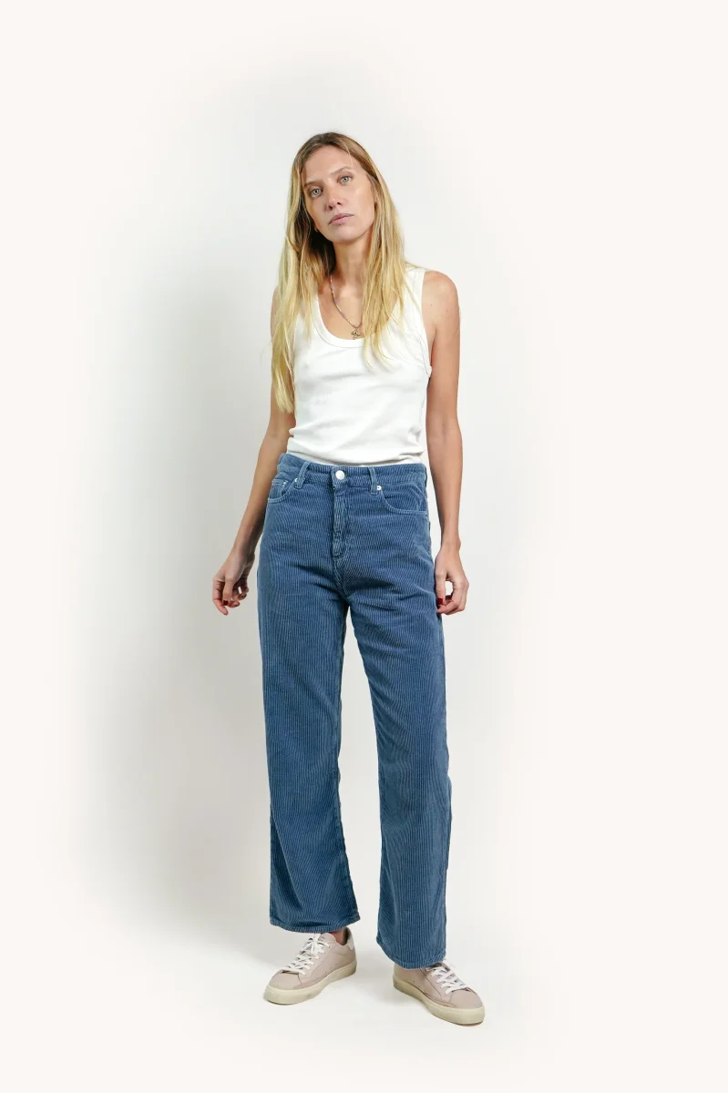 ACQUAVERDE - PANTALON ANOUCK CÔTELÉ – Image 3