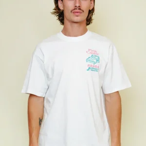 EDWIN - Tee-shirt Pink Castle