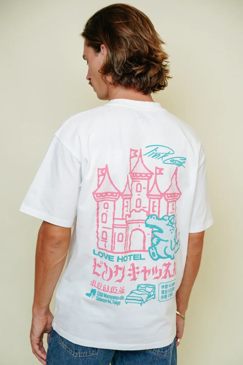 EDWIN - Tee-shirt Pink Castle – Image 3
