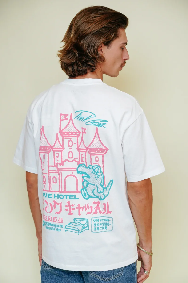 EDWIN - Tee-shirt Pink Castle – Image 5