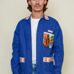 KALIKA - Veste Bleu de Travail