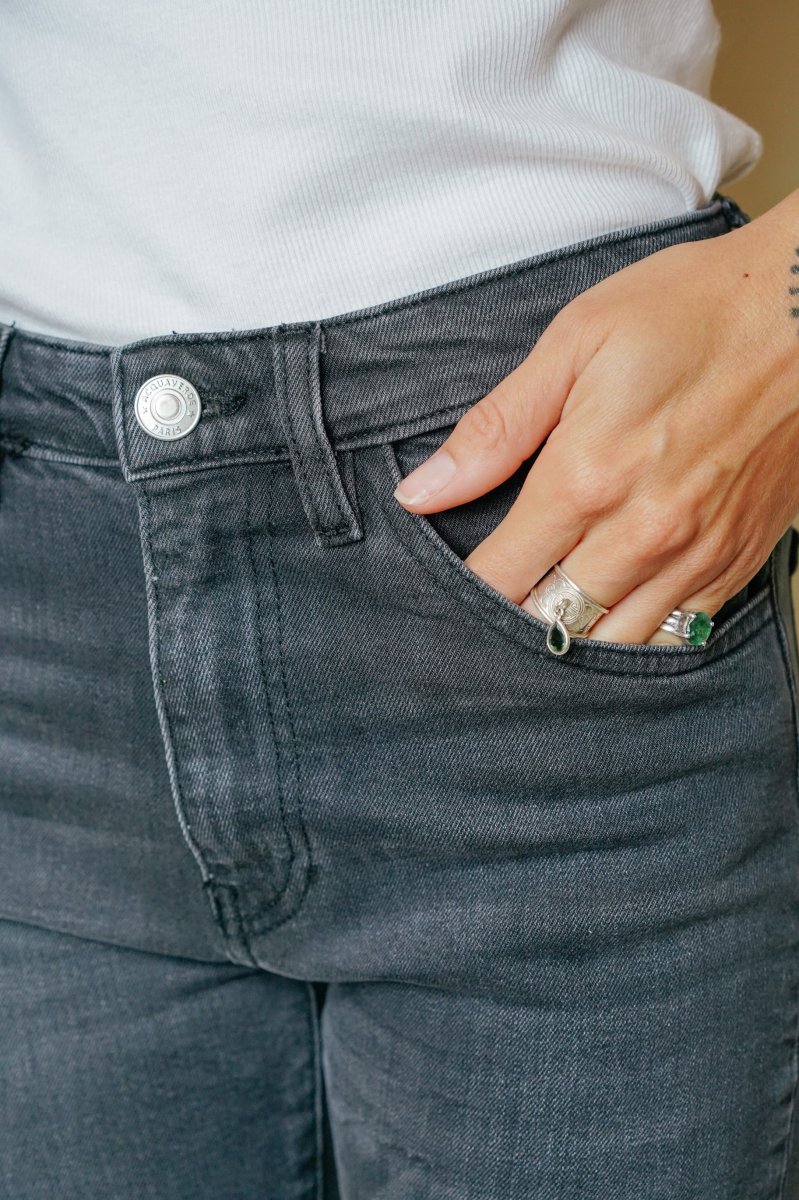 ACQUAVERDE - Jean Cara Used Grey – Image 6