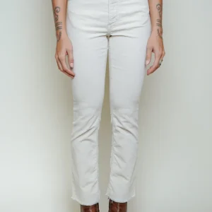 ACQUAVERDE - Jean Cara Velours Côtelé Natural