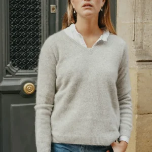 ESTHÈME - Petit Col V Raccoon Grey