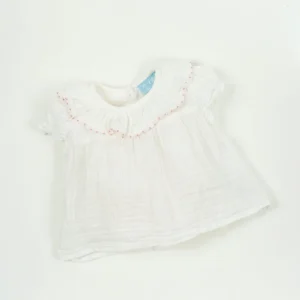 L'ÎLE BLEUE - Blouse Lou Rose Bébé