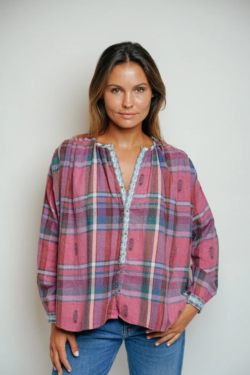 L'ÎLE BLEUE - Blouse Lily Purple – Image 4