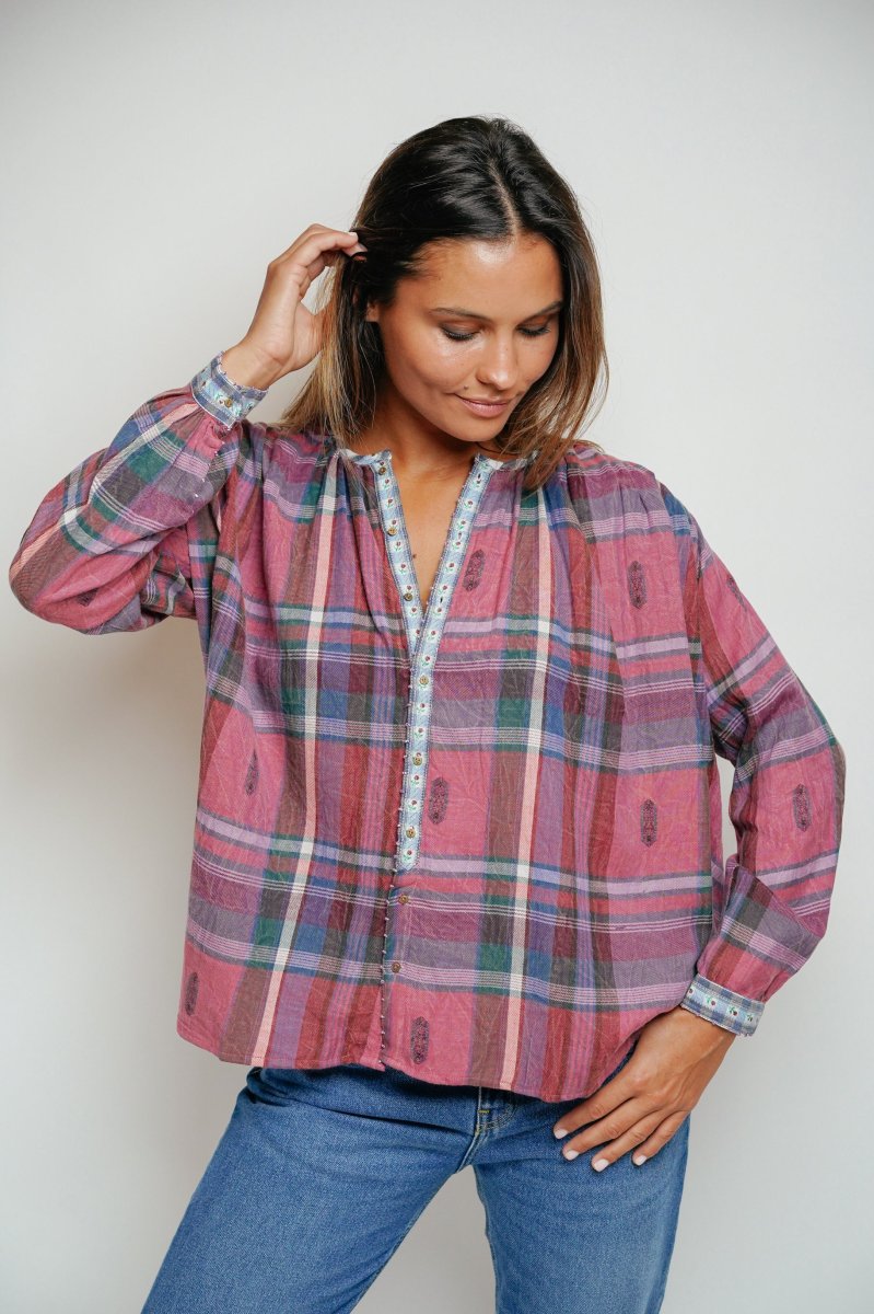 L'ÎLE BLEUE - Blouse Lily Purple – Image 8