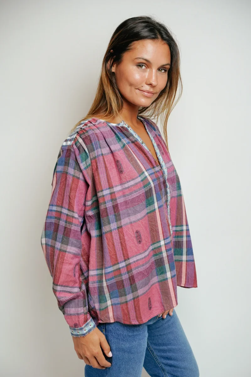 L'ÎLE BLEUE - Blouse Lily Purple – Image 9