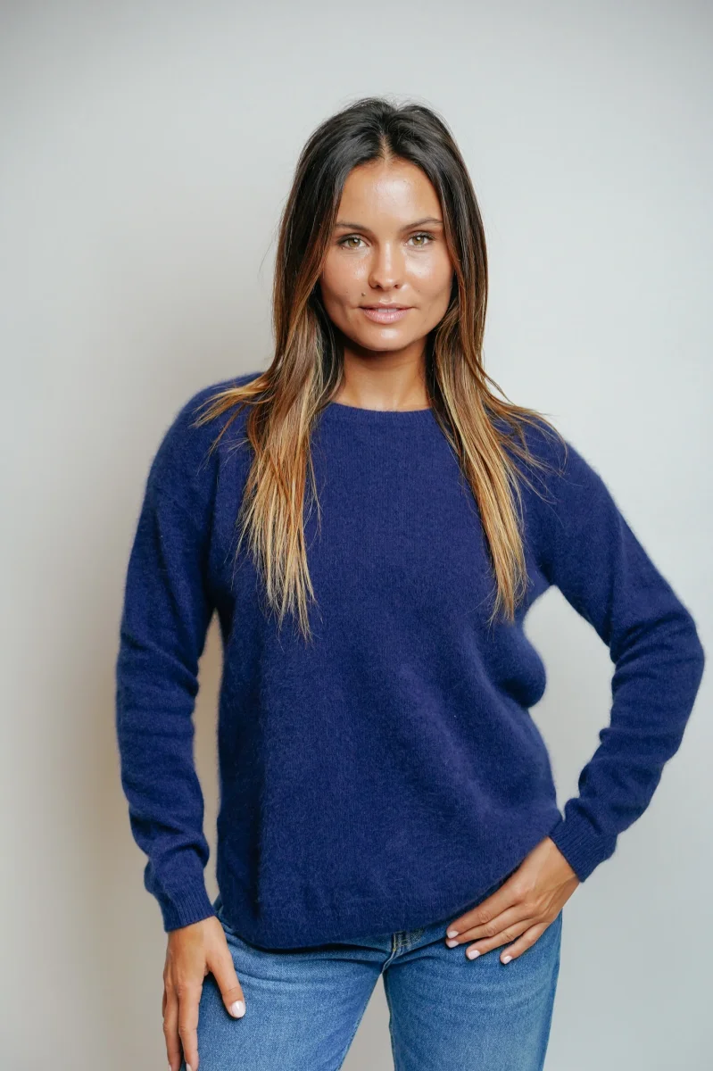 ESTHÈME - Col Rond Raccoon Bleu – Image 2