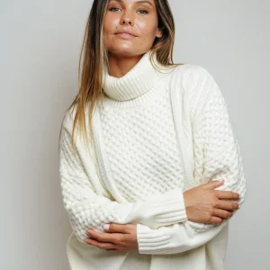 ESTHÈME - Col Roulé Cachemire Crème