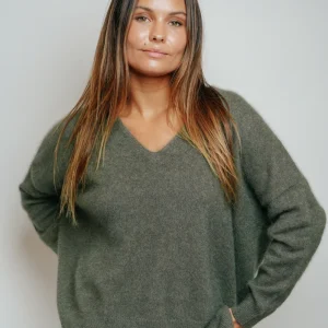 ESTHÈME - Col V Raccoon Kaki