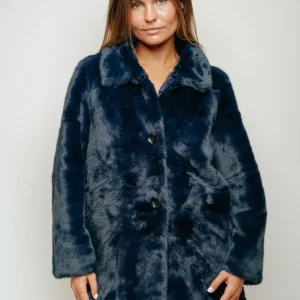 ESTHÈME - Manteau Marine