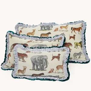 L'ÎLE BLEUE - HOUSSE DE COUSSIN ANIMAUX