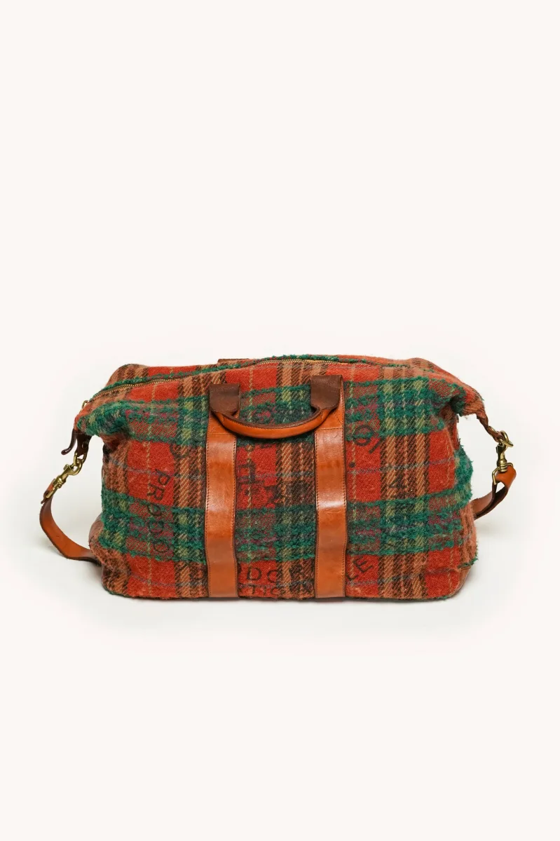 L'ÎLE BLEUE - WEEKEND BAG TARTAN – Image 5