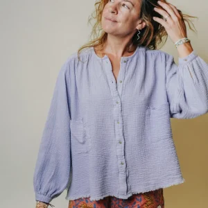 L'ÎLE BLEUE - Blouse Kamini Lila