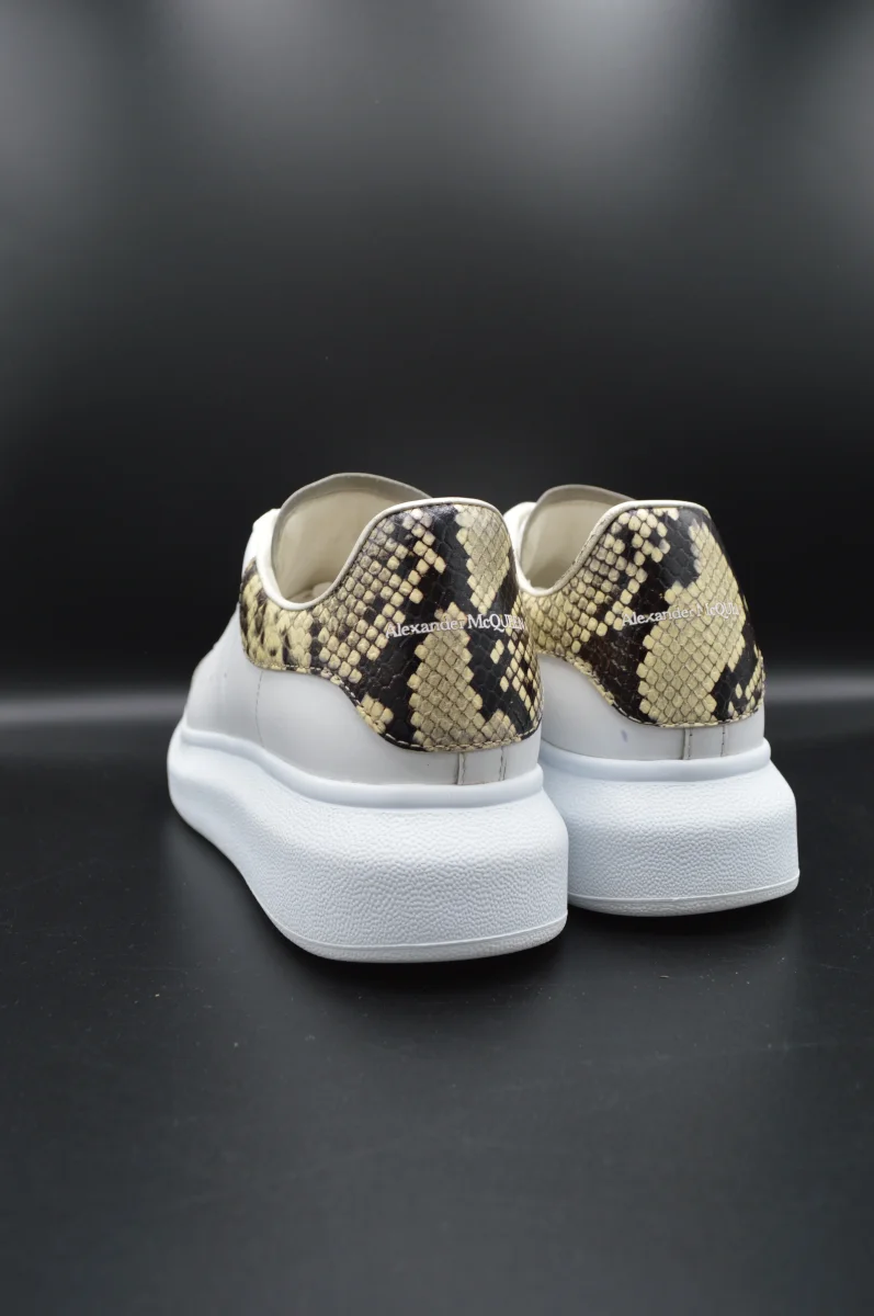 Alexander Mcqueen Oversize blanc/python - T39 – Image 8