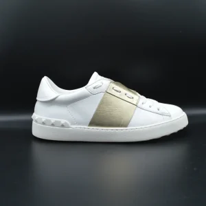 Valentino open blanc/doré - T39