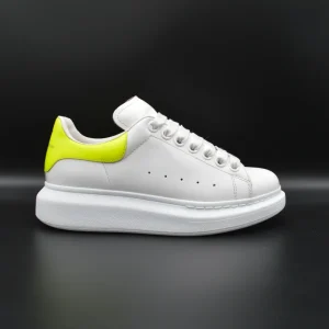 Alexander Mcqueen oversize blanc / jaune fluo - T36