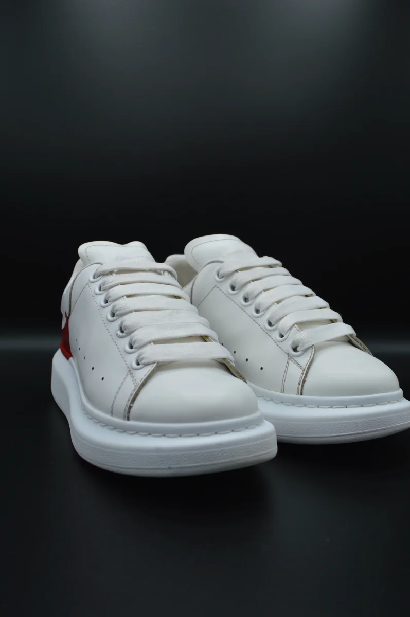 Alexander Mcqueen oversize blanc/rouge - T36 – Image 6