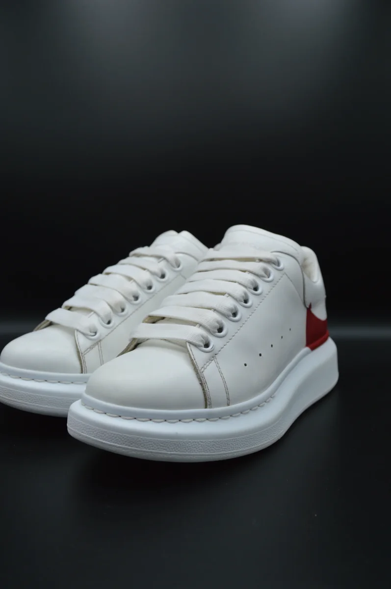 Alexander Mcqueen oversize blanc/rouge - T36 – Image 7