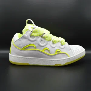 Lanvin Curb/ blanc/jaune/gris - T43