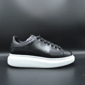 Alexander Mcqueen oversize cuir noir - T36,5