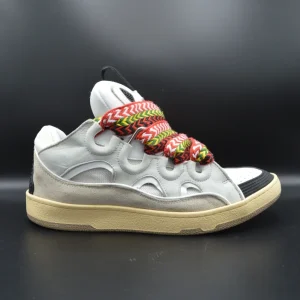 Lanvin Curb cuir blanc/beige/gris - T42