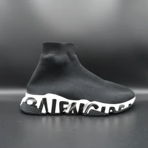 Balenciaga speedtrainer graffiti blanc/noir - T39