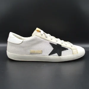 Golden Goose Superstar toile beige/noir - T43