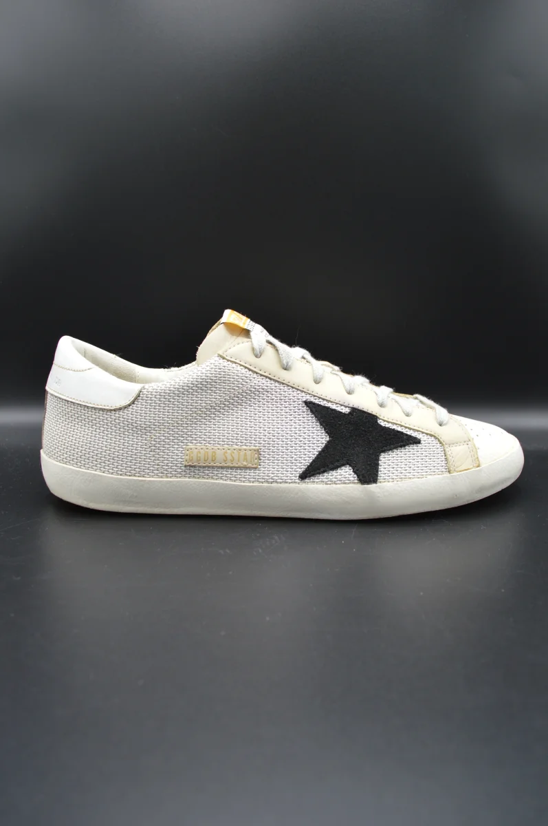 Golden Goose Superstar toile beige/noir - T43 – Image 2