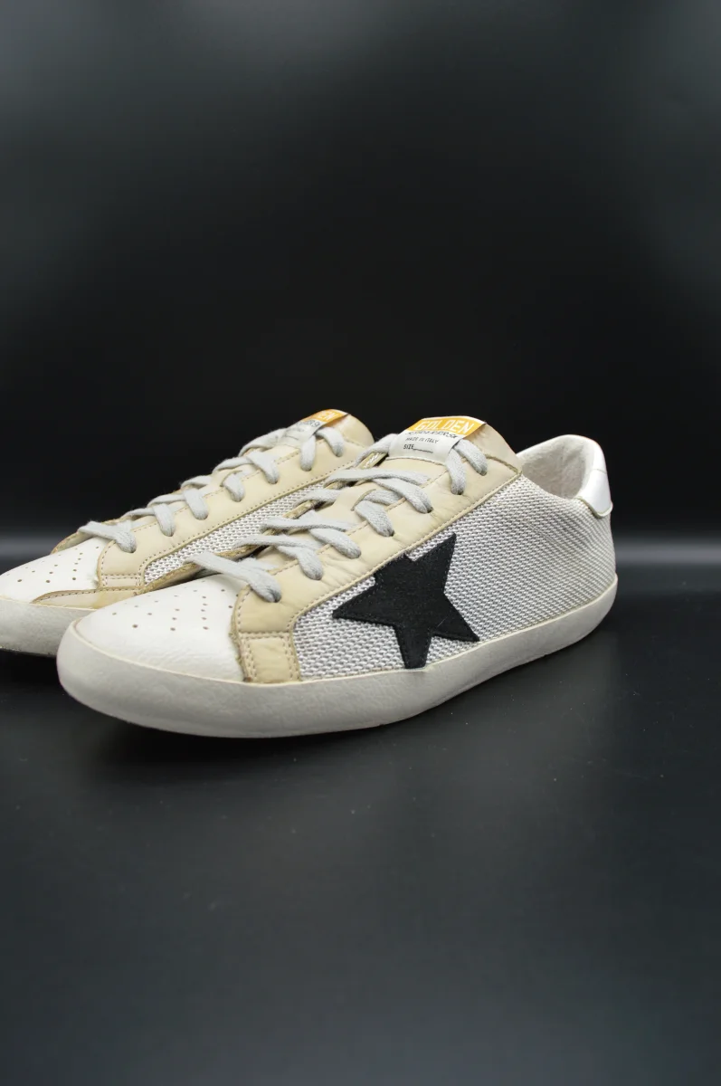 Golden Goose Superstar toile beige/noir - T43 – Image 7