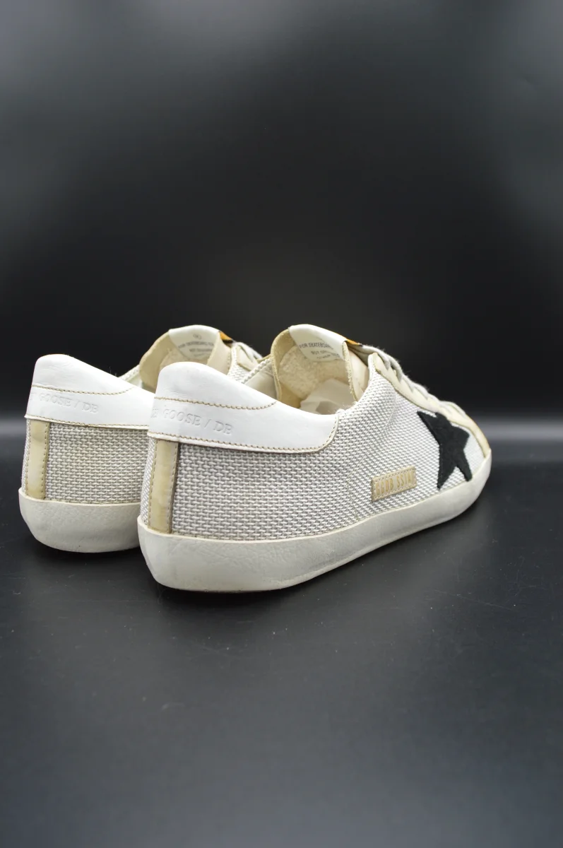 Golden Goose Superstar toile beige/noir - T43 – Image 9